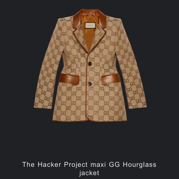 NWT - Gucci x Balenciaga The Hacker Project Maxi GG Hourglass Jacket - Picture 3 of 3